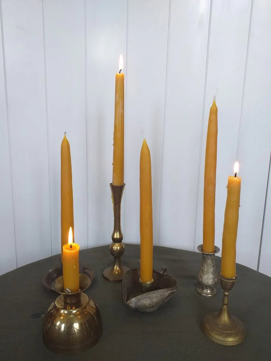 Beeswax Taper Candle