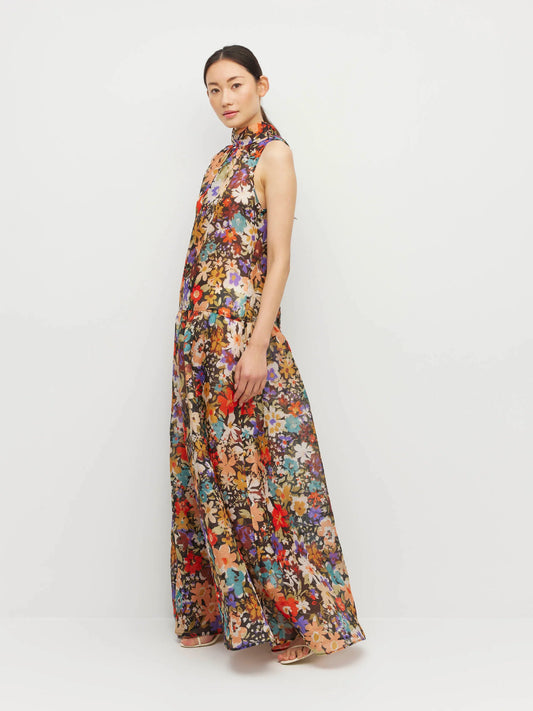 Ramona Dress - Petal Parade Linen Silk