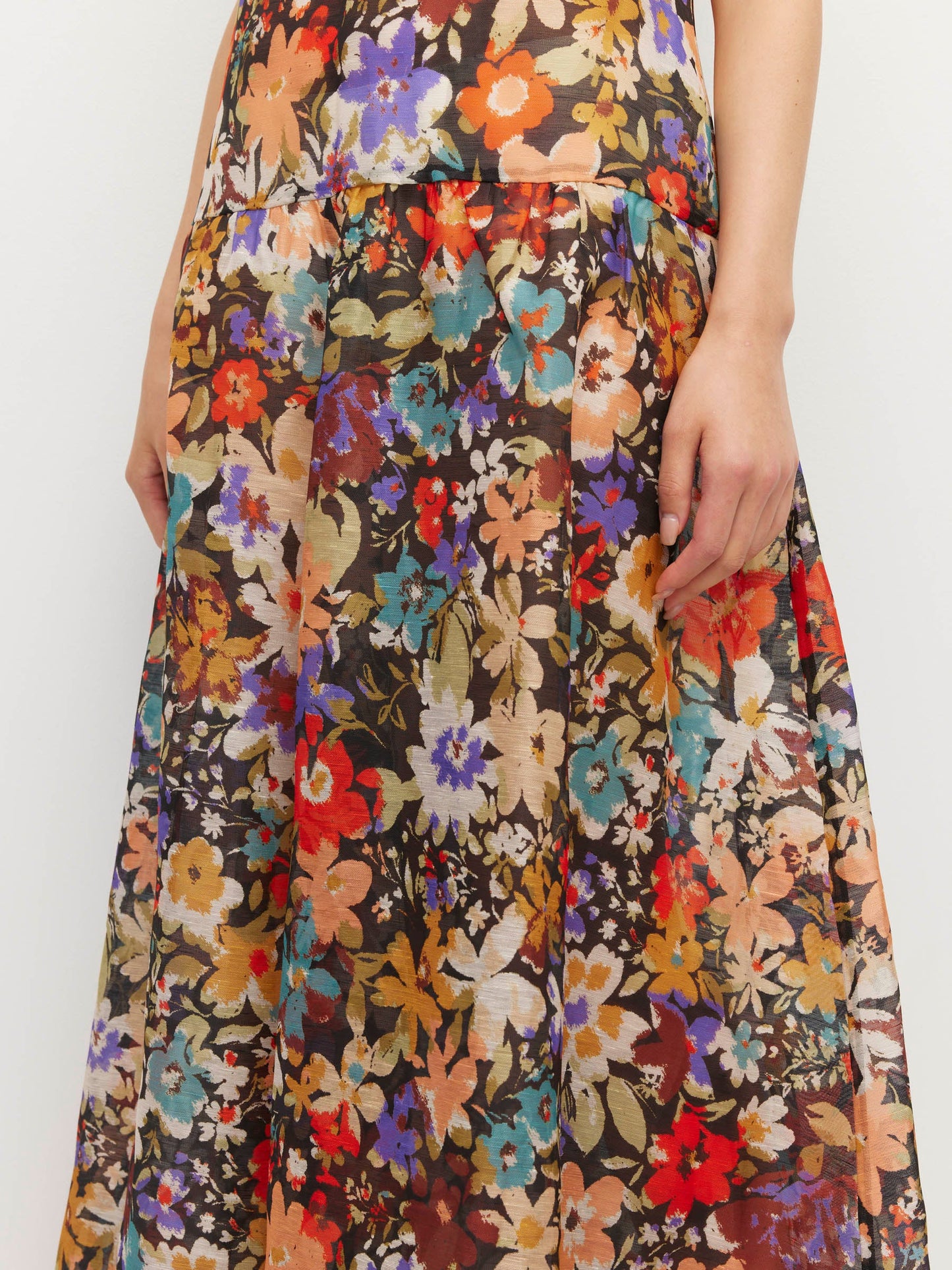 Ramona Dress - Petal Parade Linen Silk