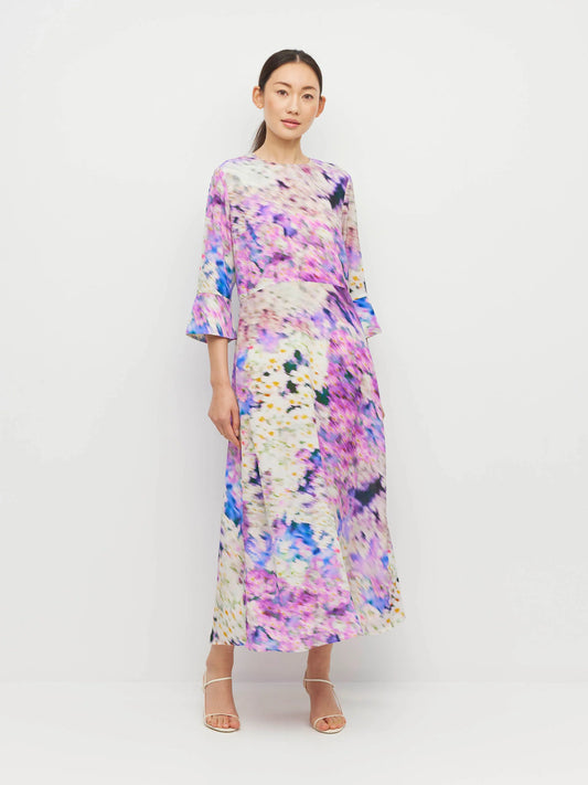 Rosie Dress - Lavender Mist Silk
