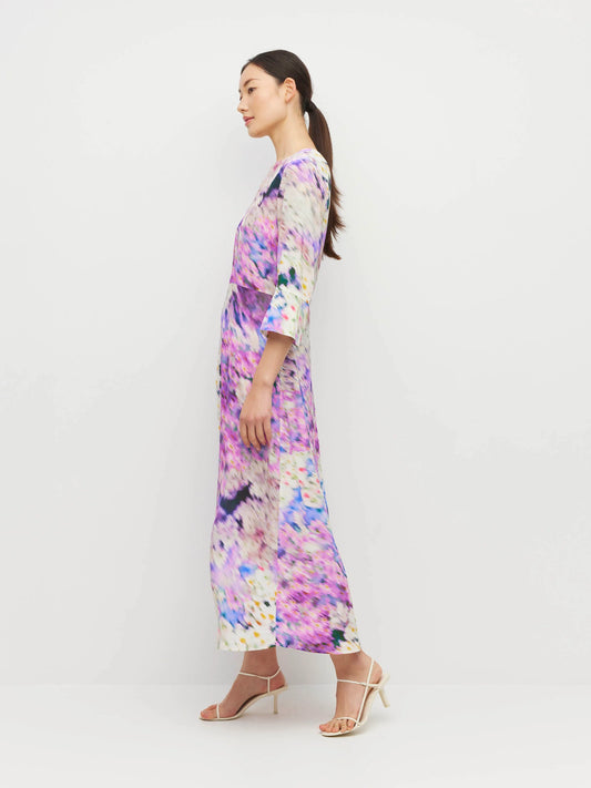 Rosie Dress - Lavender Mist Silk