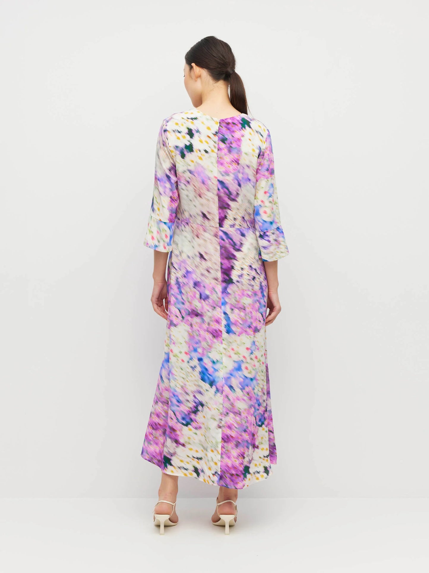 Rosie Dress - Lavender Mist Silk