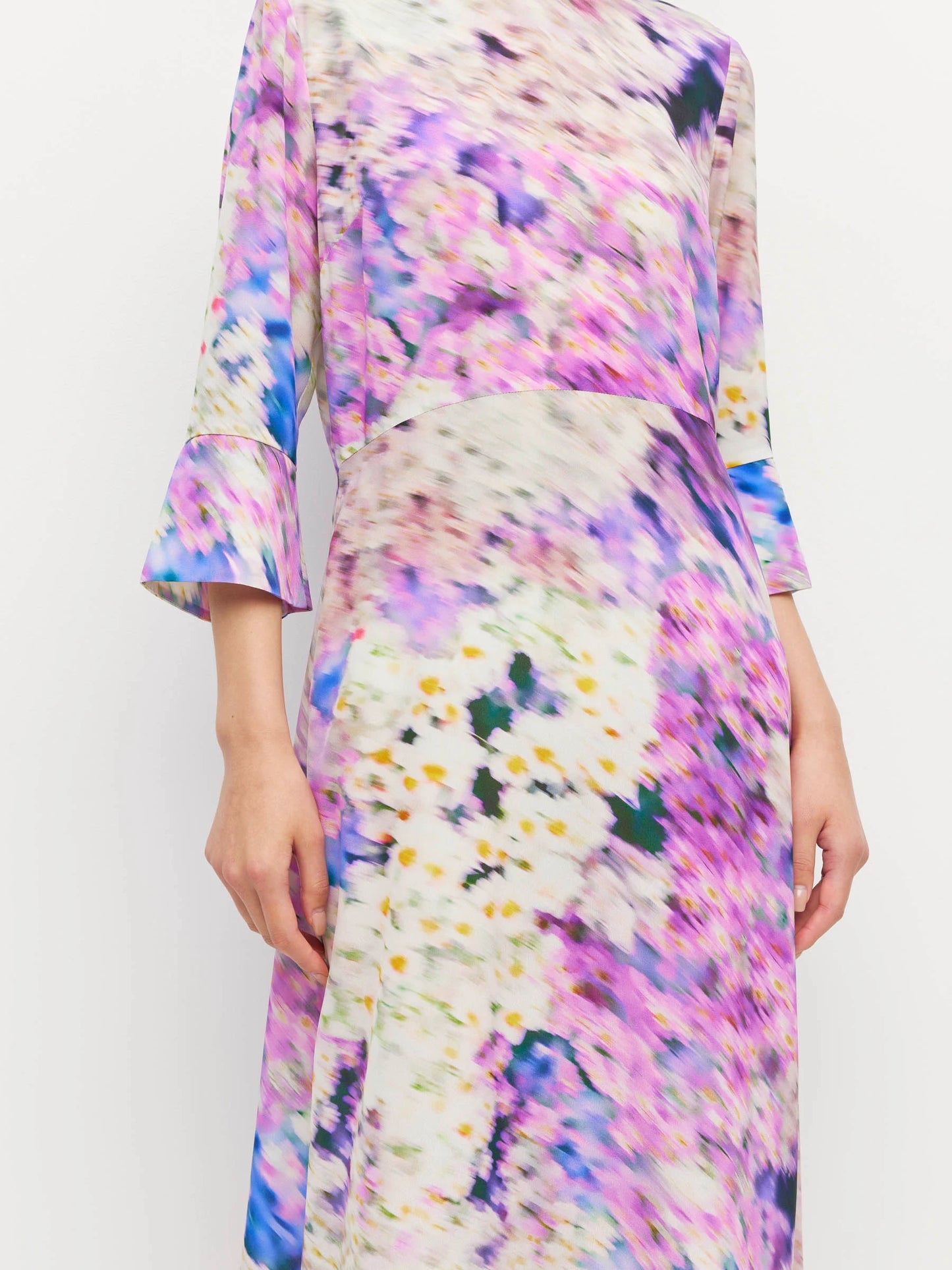 Rosie Dress - Lavender Mist Silk