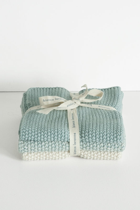 Washcloths - Duck Egg