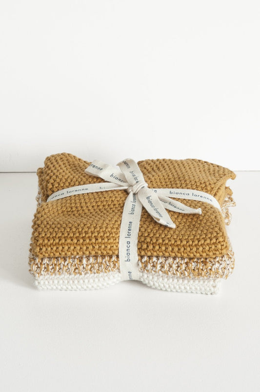 Washcloths - Ochre