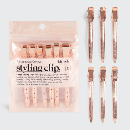 Kitsch - Rose Gold Styling Hair Clips
