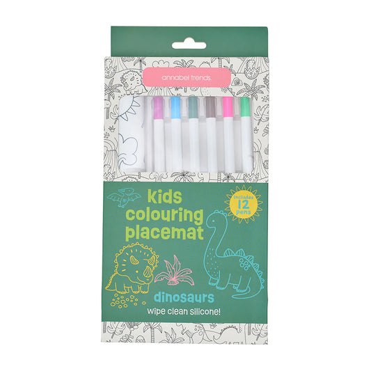 Silicone Coloring Mat - Dinosaurs