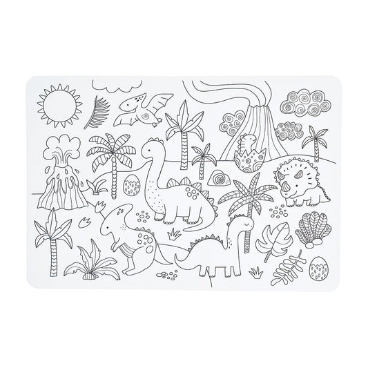 Silicone Coloring Mat - Dinosaurs