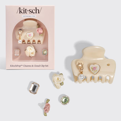 Kitsch - Cloud Clip & Charms - Vintage Cream