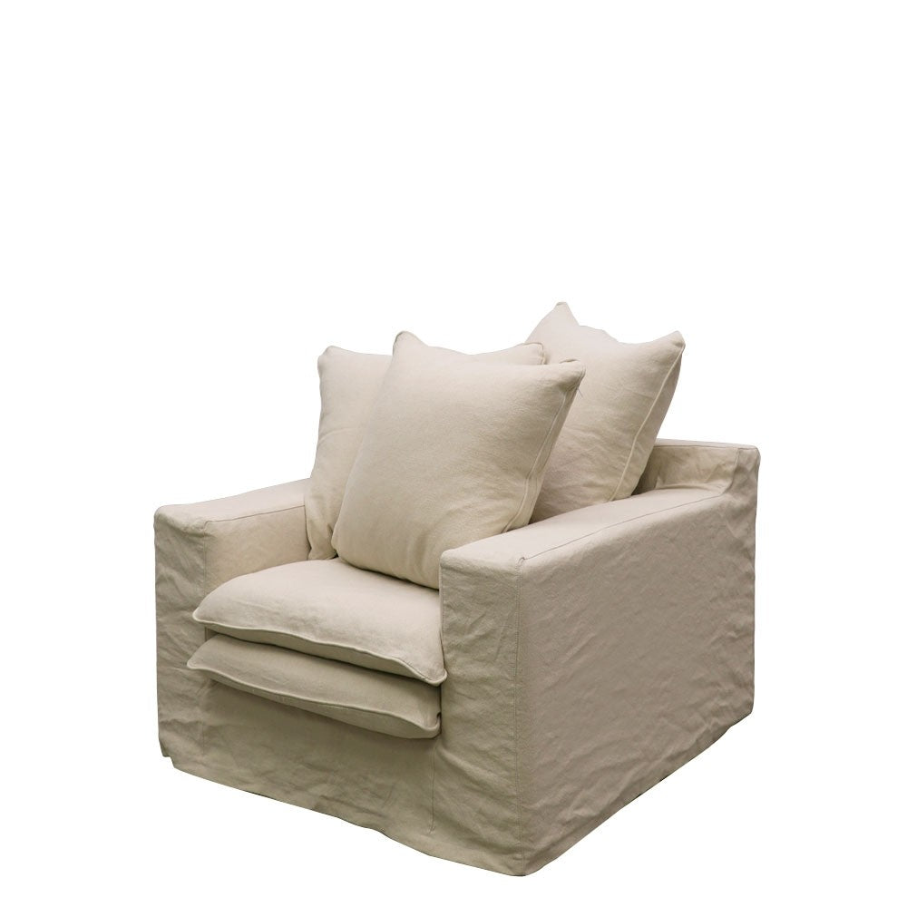 Armchair - Oatmeal Slipcover