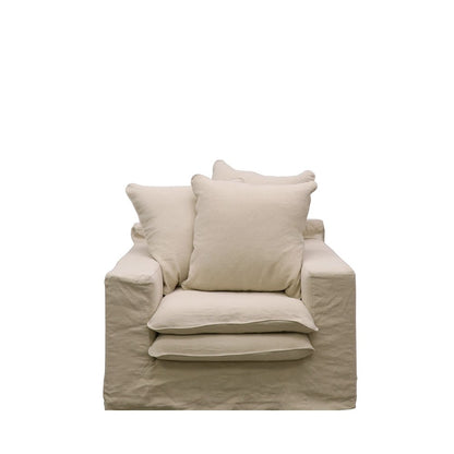 Armchair - Oatmeal Slipcover