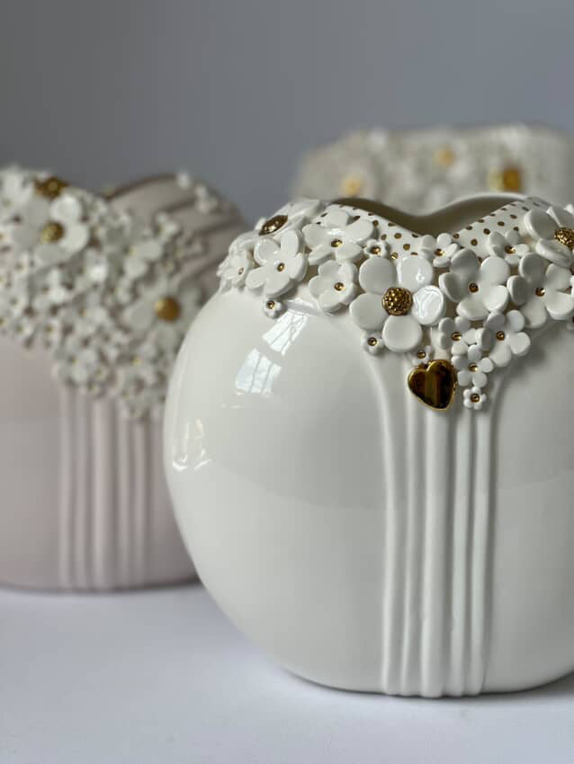 Dawn Clayden Vase - One of a kind - White