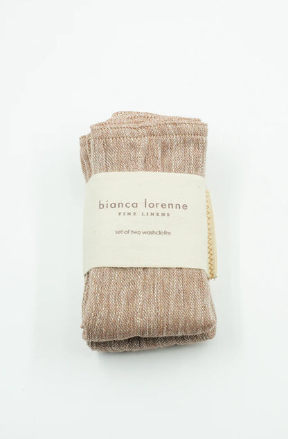 Leggera Rose Washcloths Rose - Set of 2