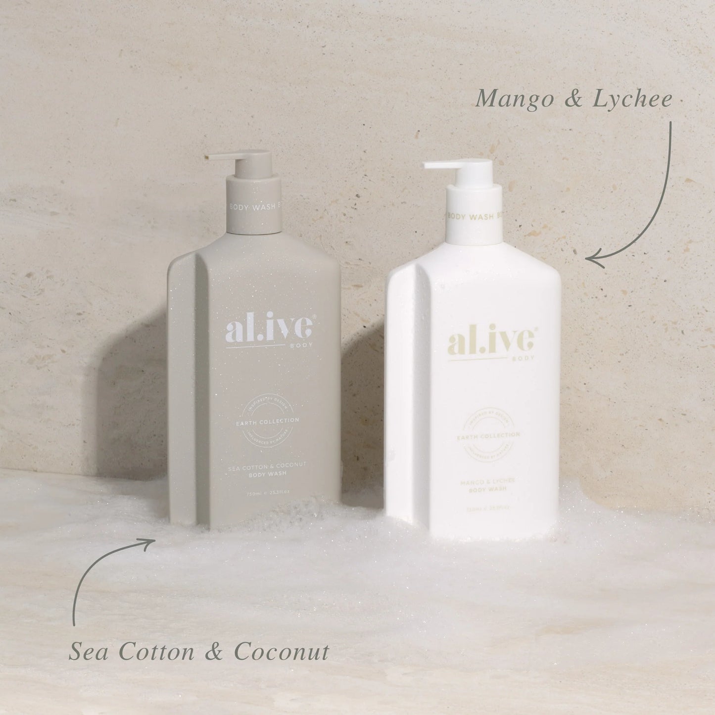 Body Wash - Sea Cotton & Coconut 750ml