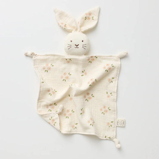 Bunny Daisy Lovey - Organic Muslin