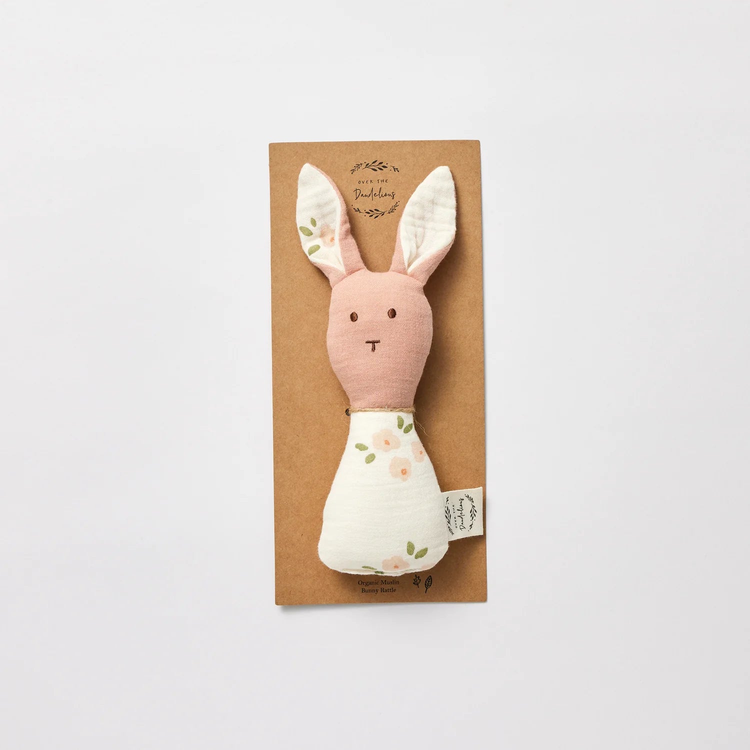 Bunny Rattle - Pink Daisy