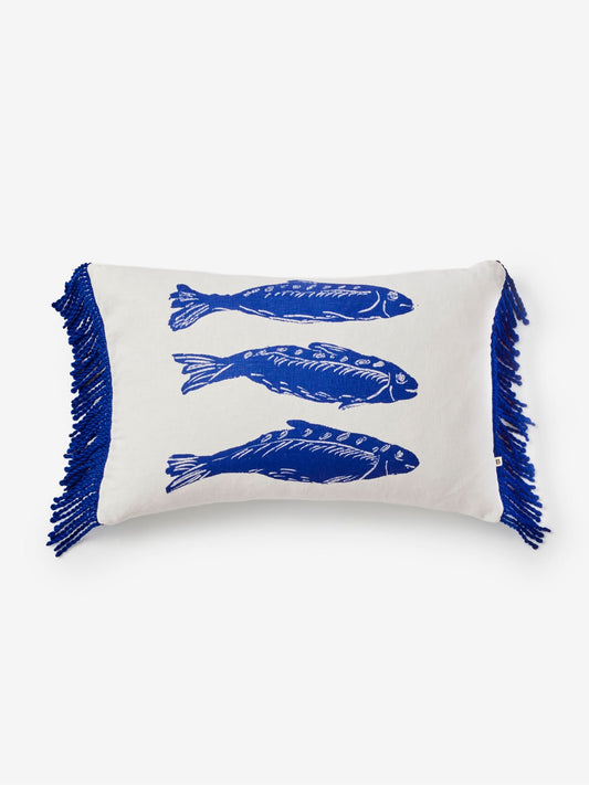 Sardines Blue Cushion + Inner 60x40