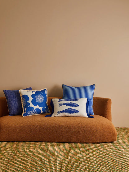 Sardines Blue Cushion + Inner 60x40