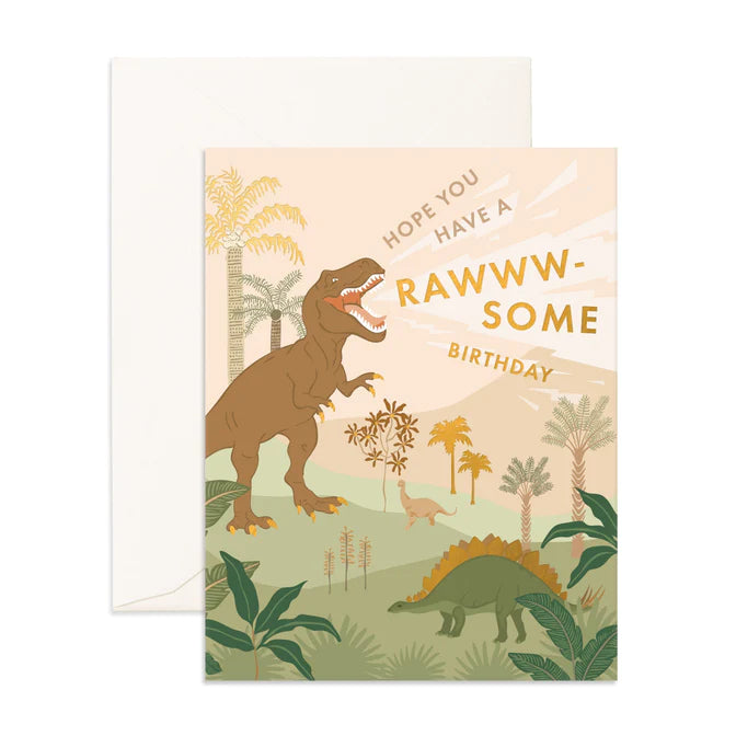 Rawww-some Birthday Card