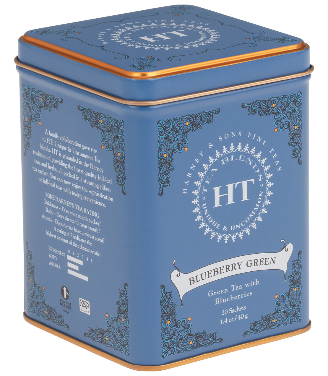 Blueberry Green Tea Tin