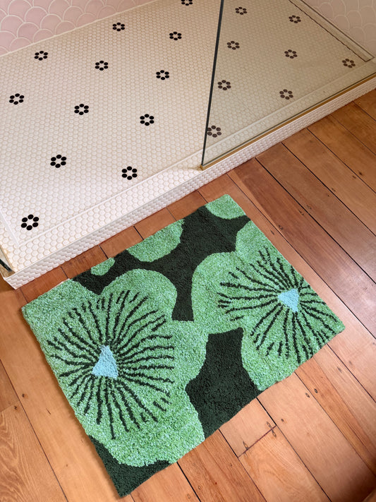 Azalea Light Green Bath Mat