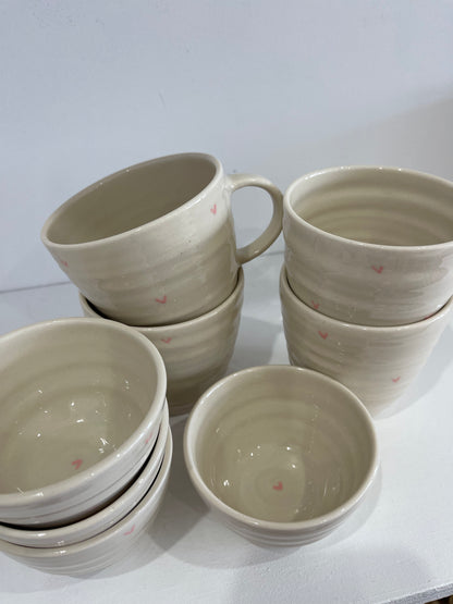 Heart Snack Bowl - Pink