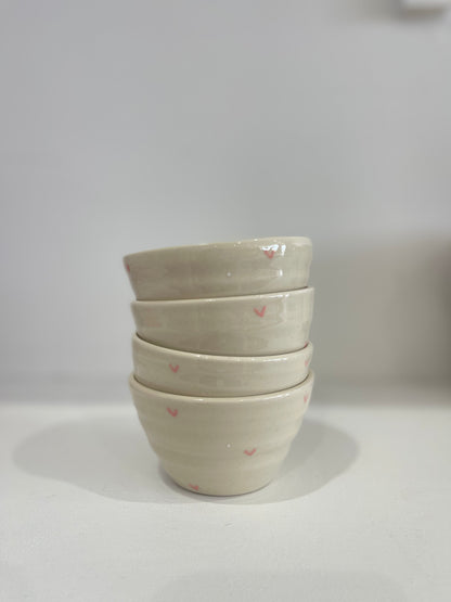 Heart Snack Bowl - Pink