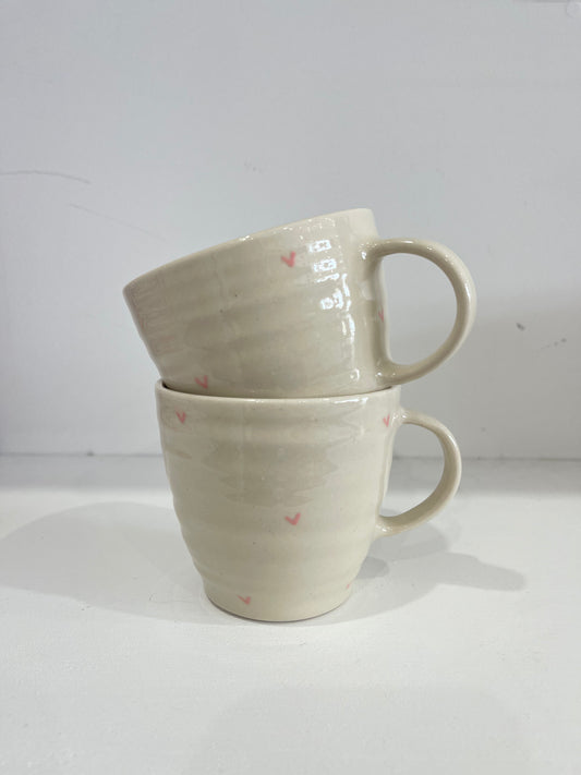Heart Mug - Pink