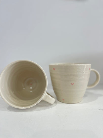 Heart Mug - Pink