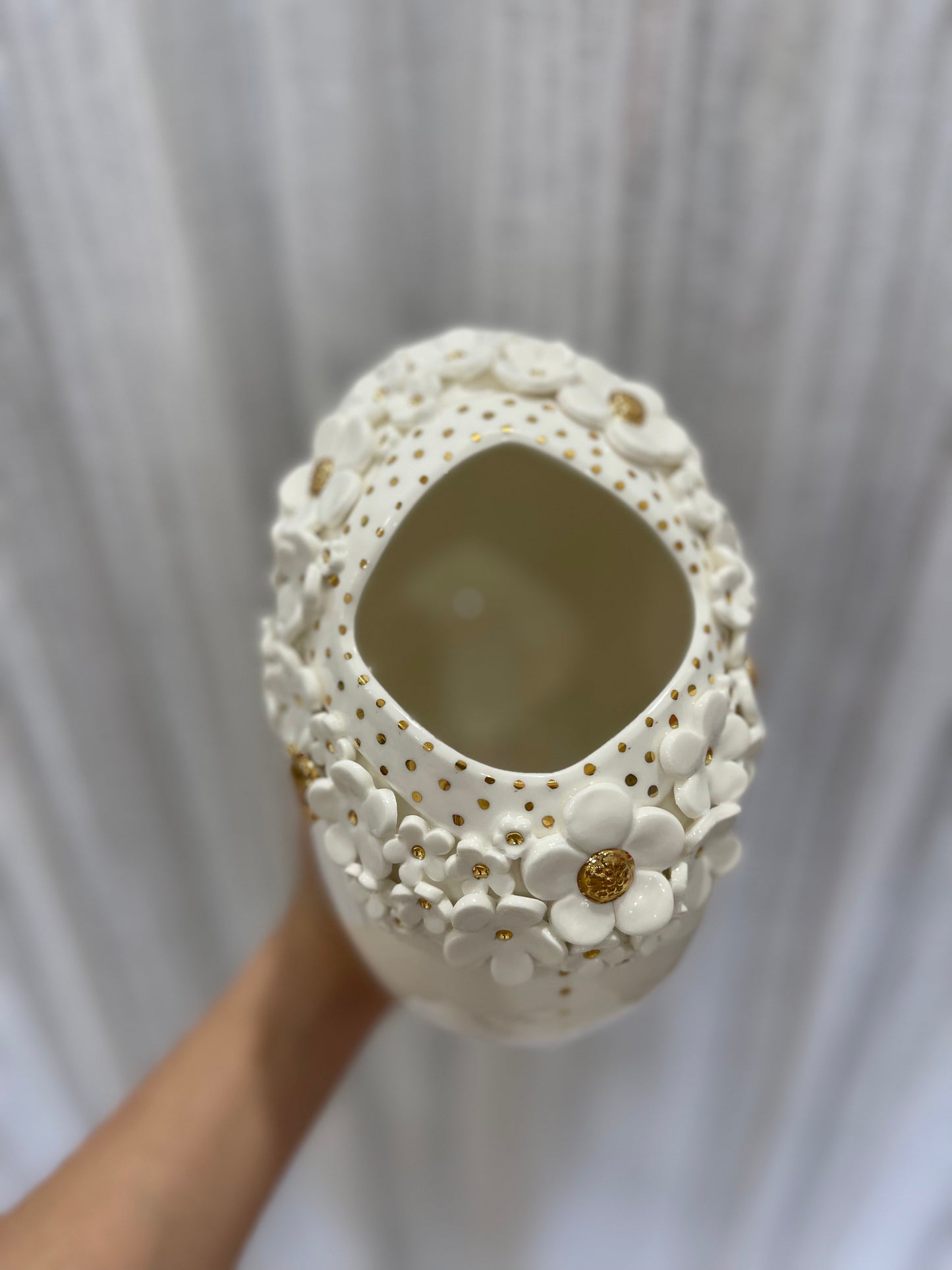 Dawn Clayden Vase - One of a kind - White