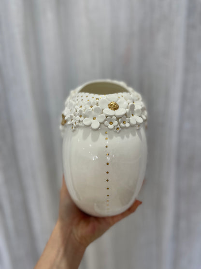 Dawn Clayden Vase - One of a kind - White