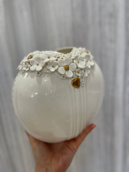 Dawn Clayden Vase - One of a kind - White