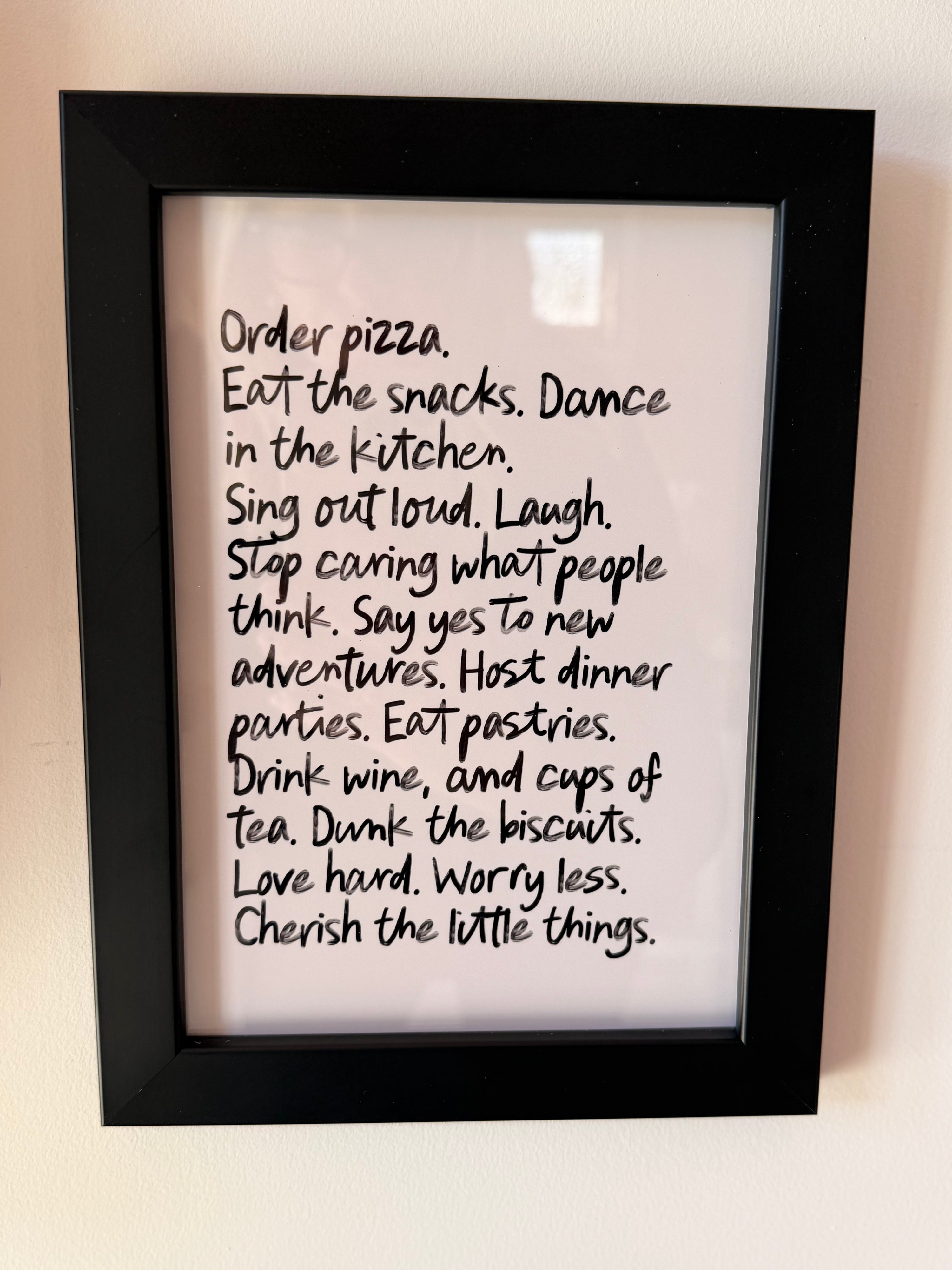 Framed Print - Manifesto Print