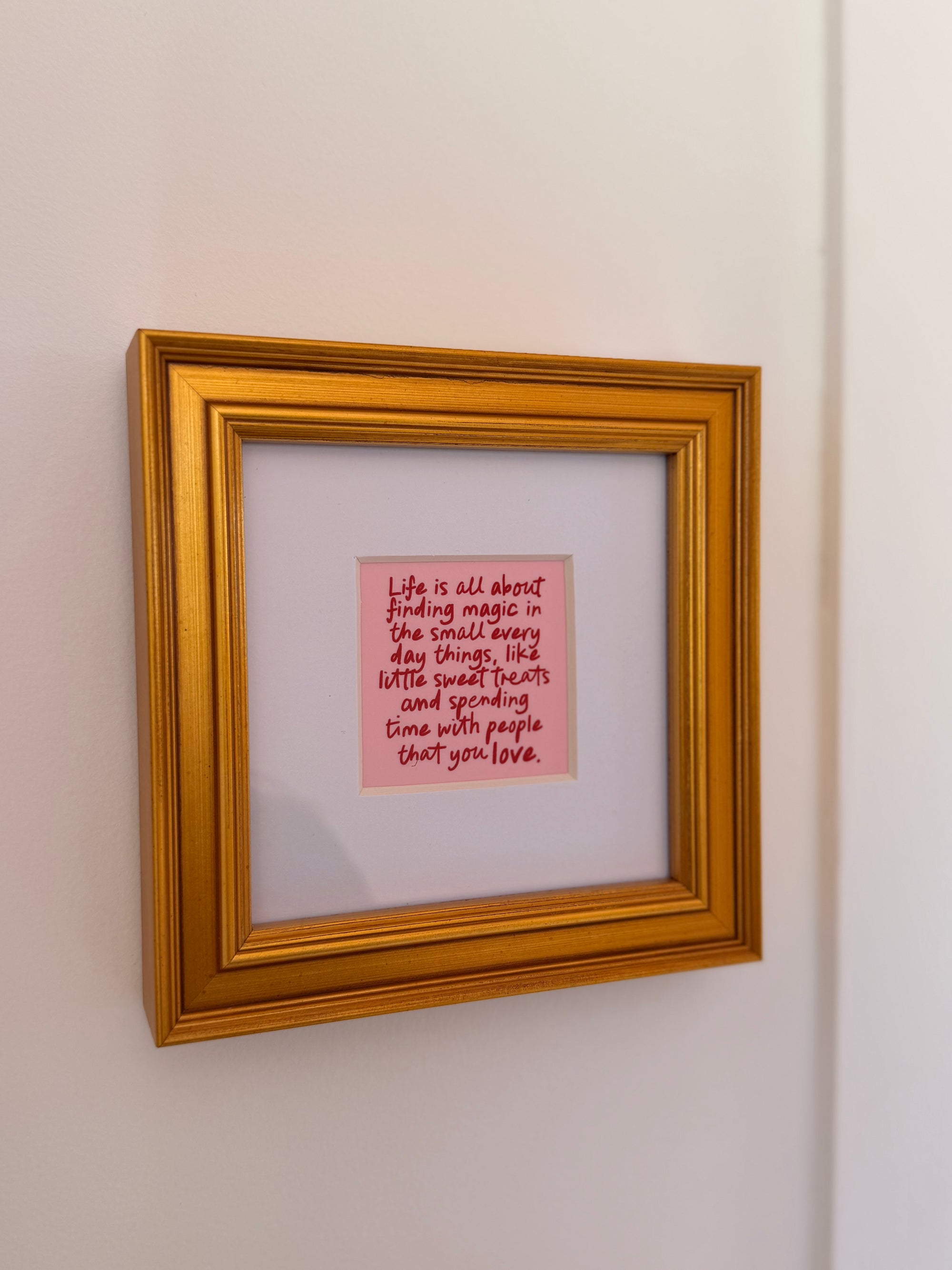 Framed Mini Print - Life is Magic