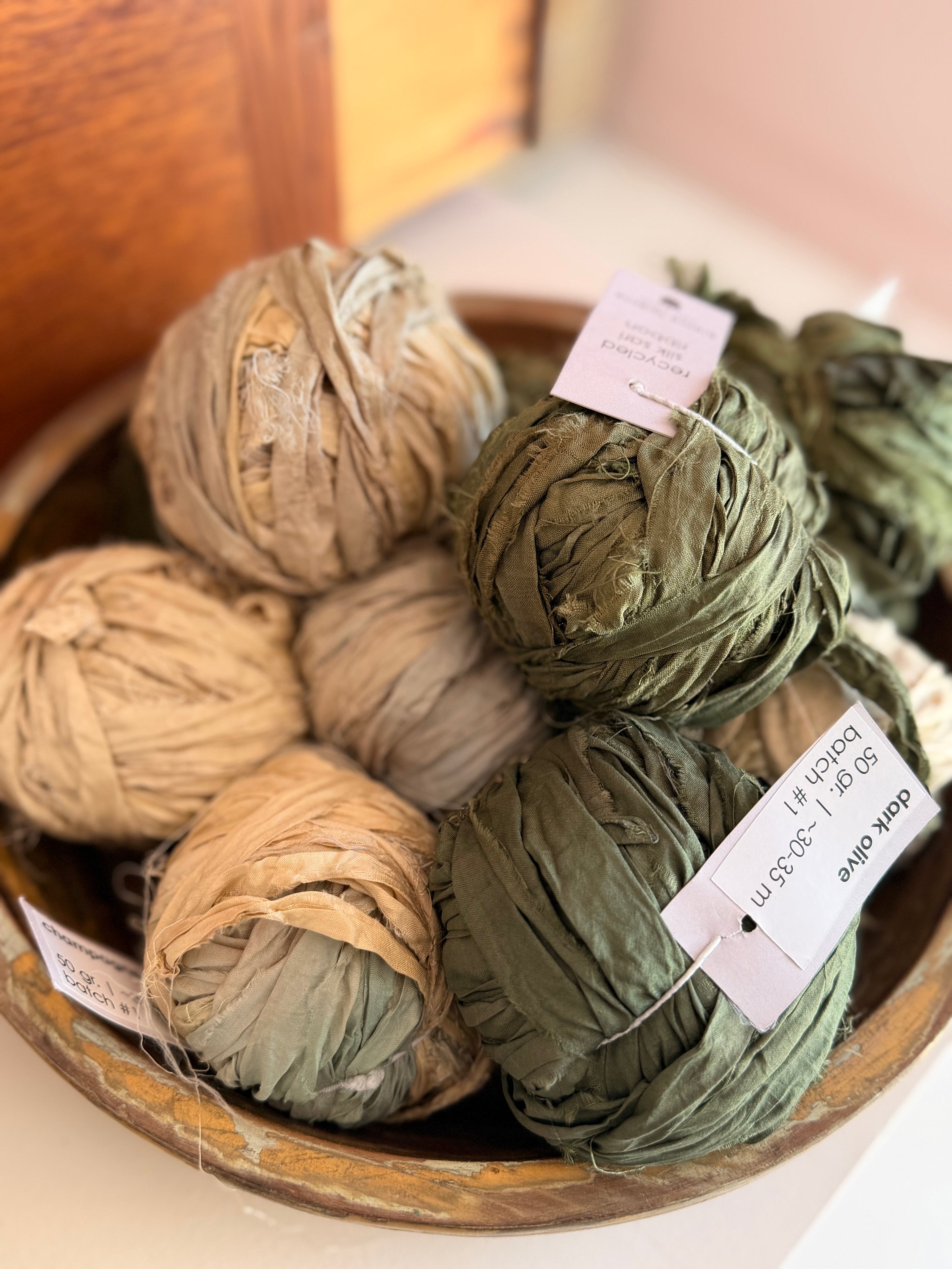 Recycled Silk Sari Ribbon