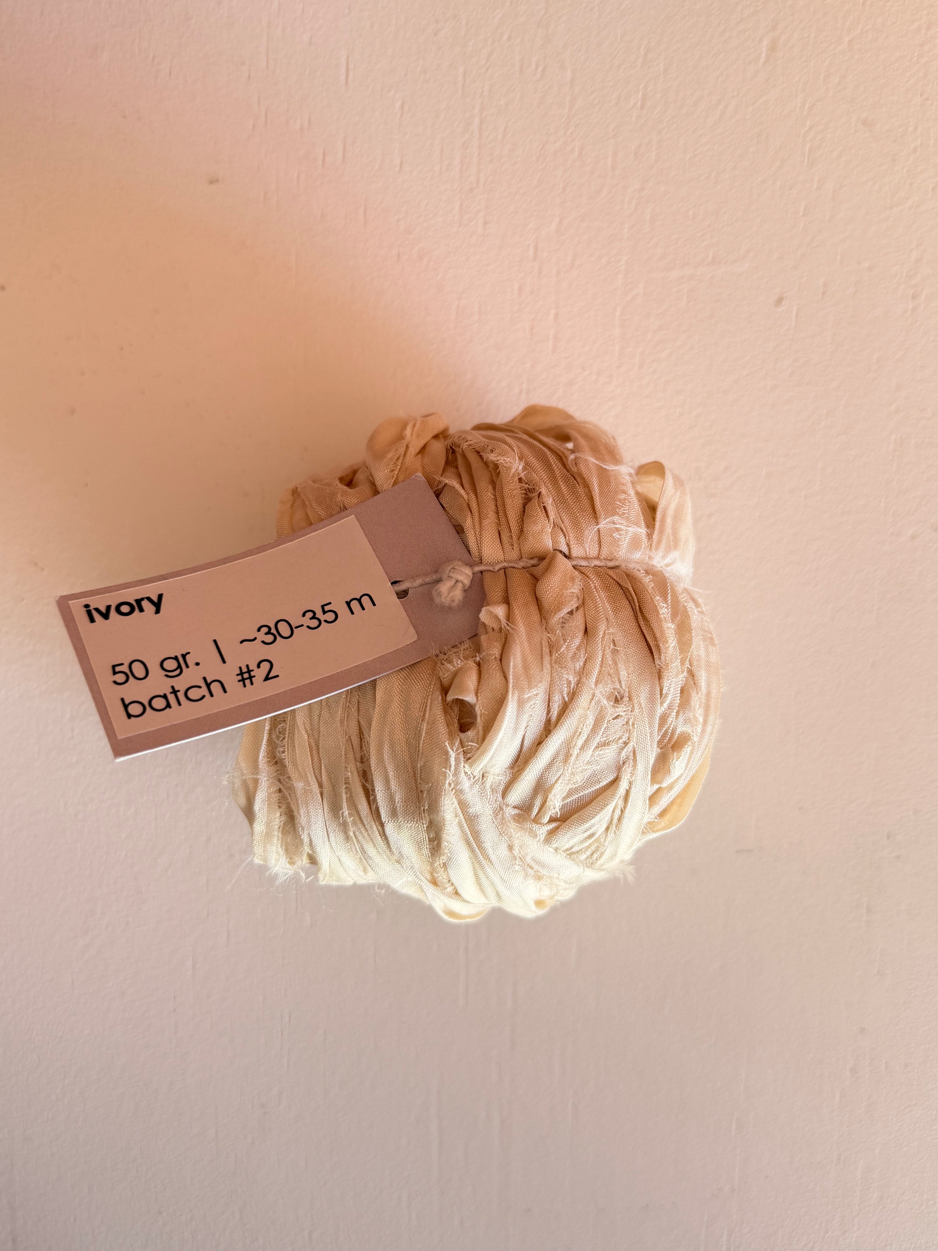 Recycled Silk Sari Ribbon