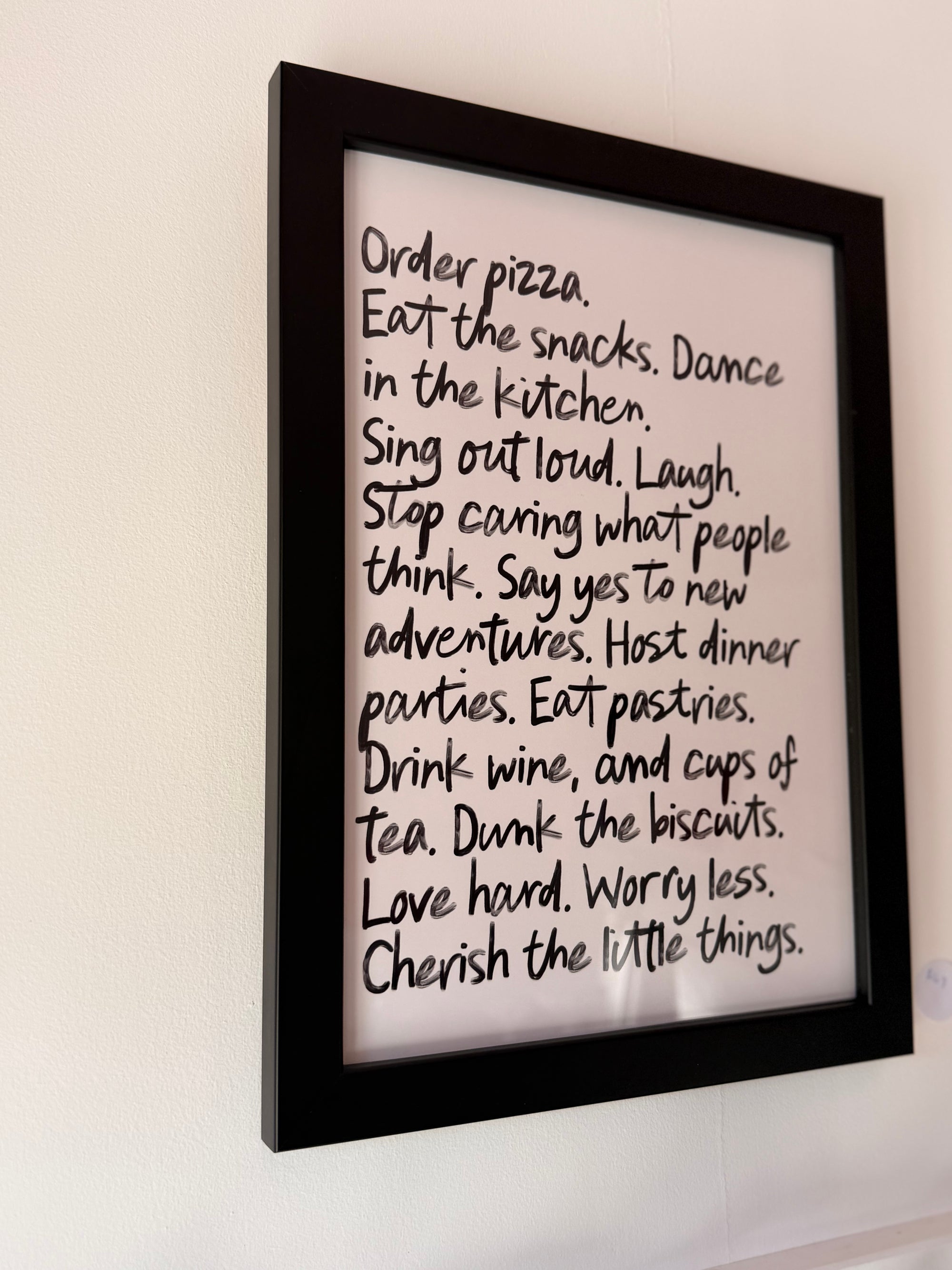 Framed Print - Manifesto Print