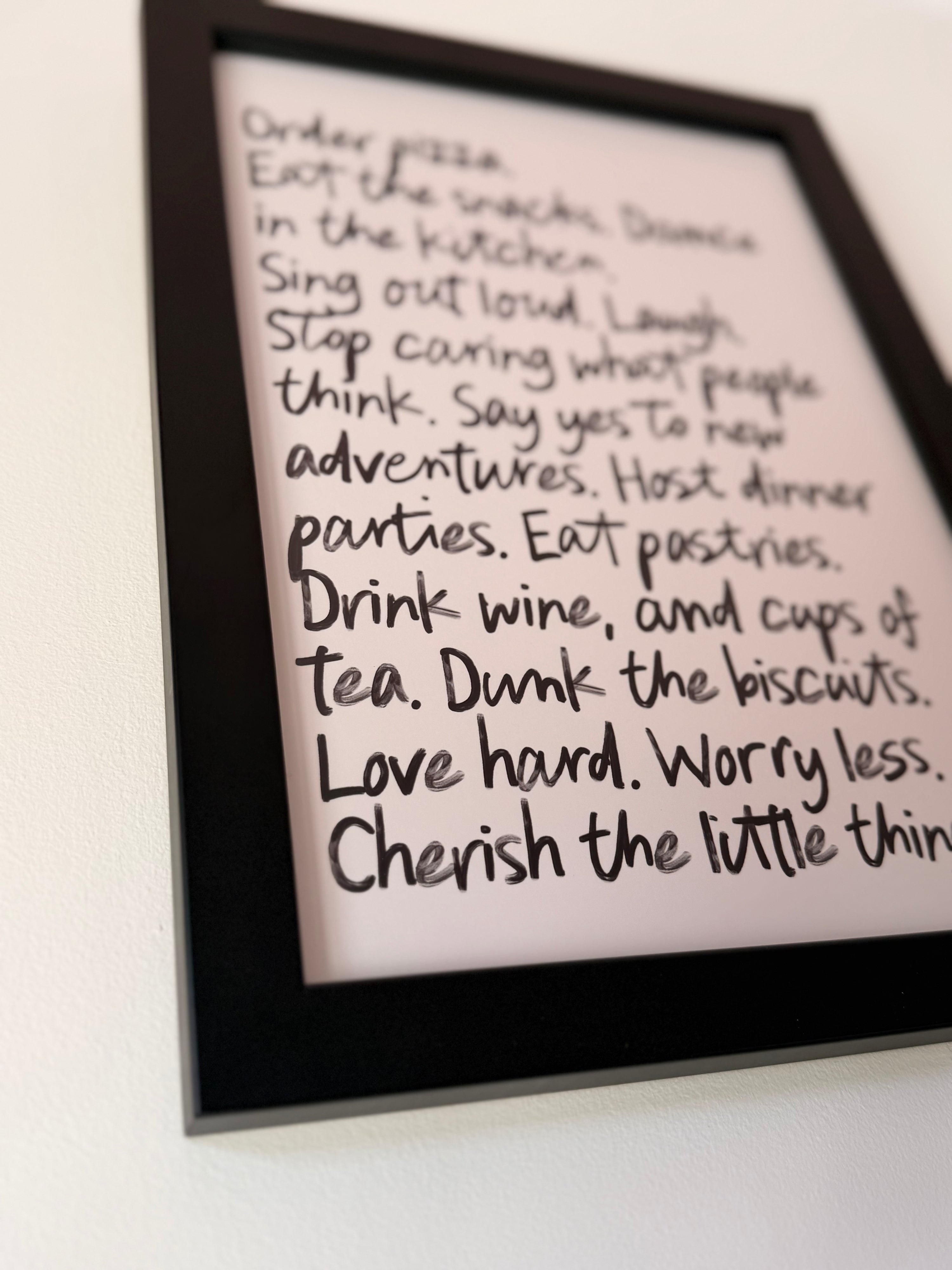Framed Print - Manifesto Print