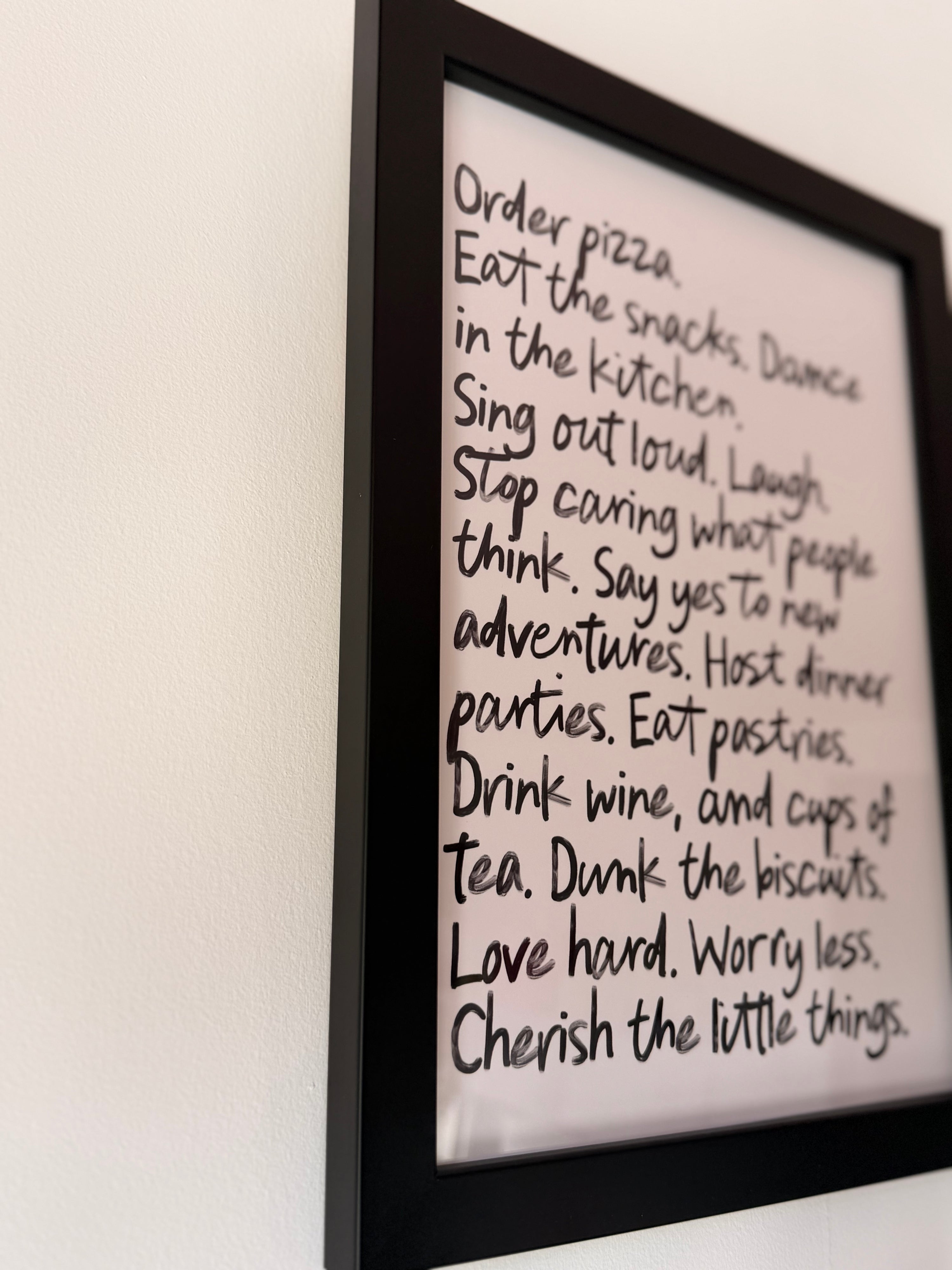 Framed Print - Manifesto Print