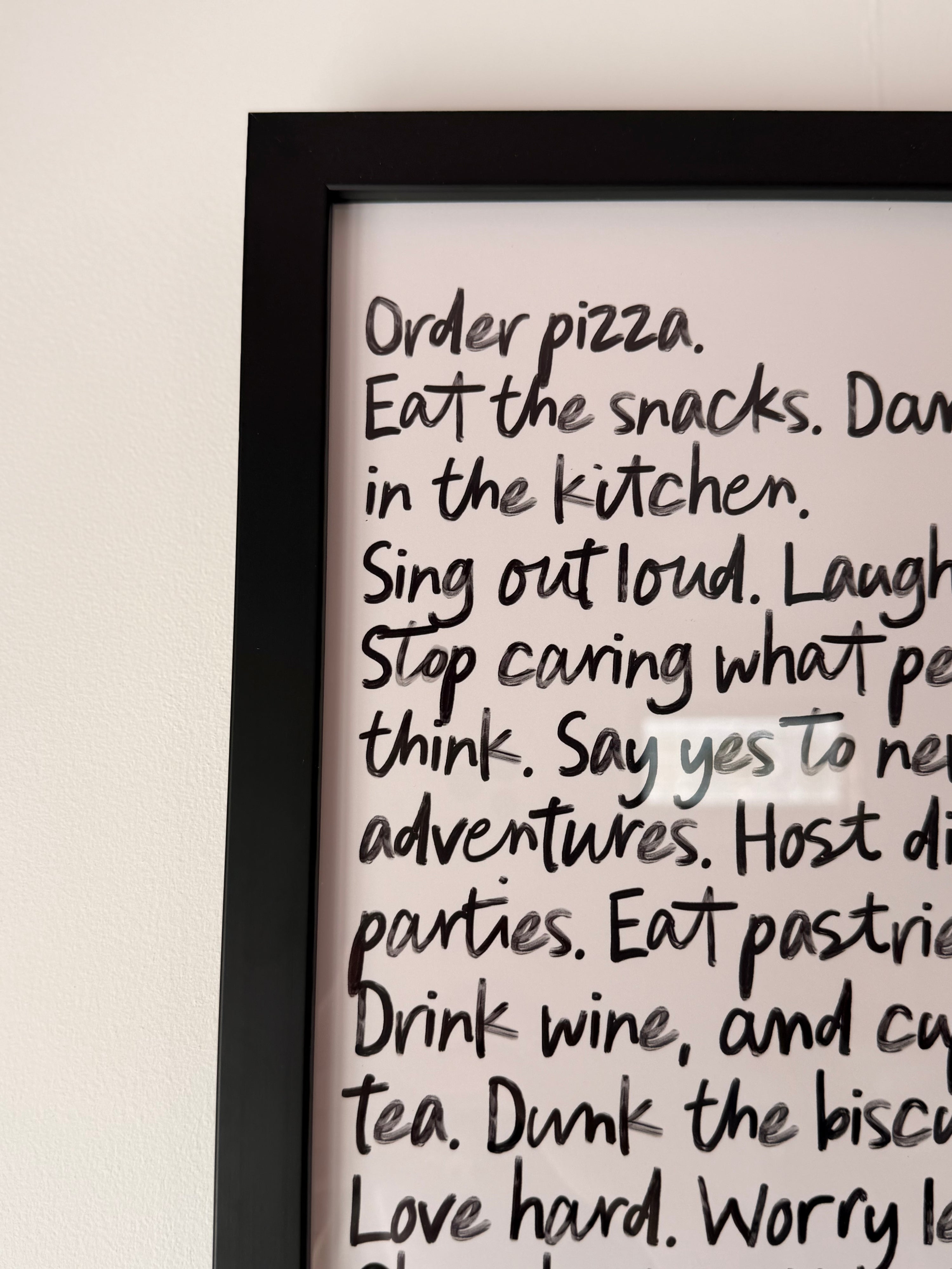 Framed Print - Manifesto Print