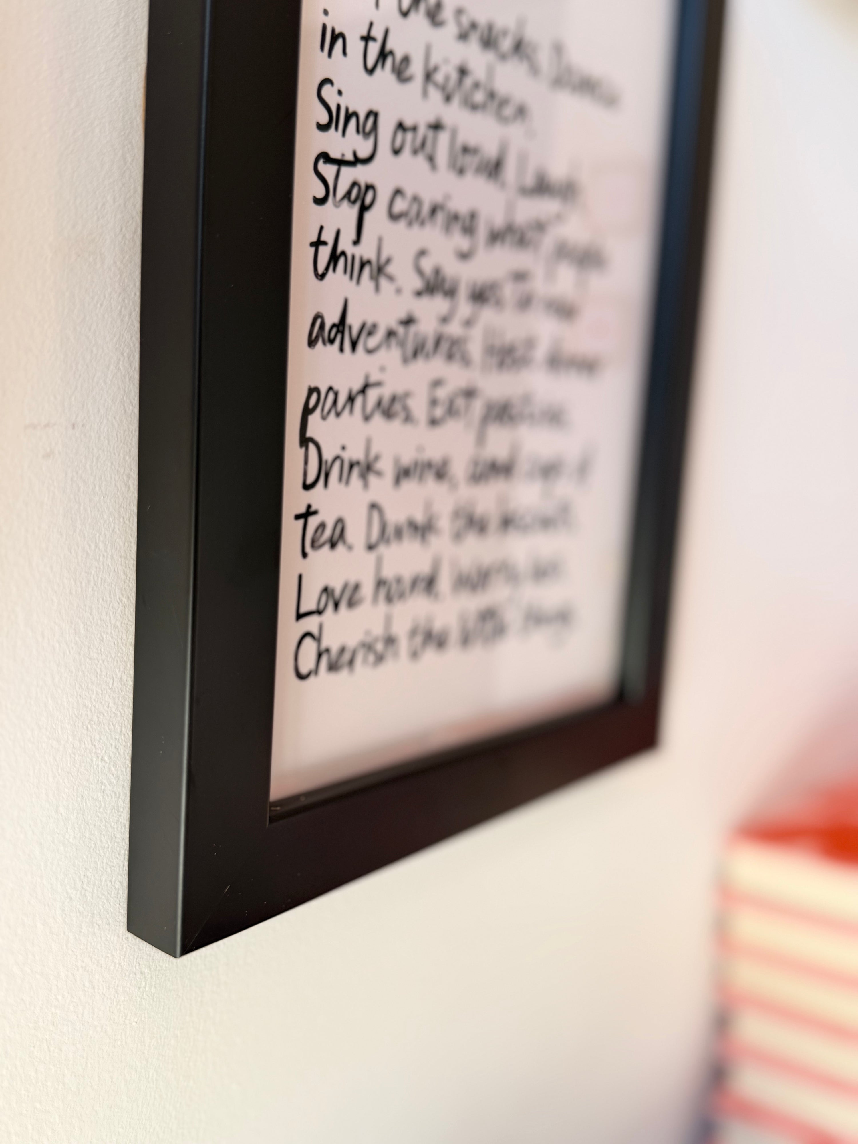 Framed Print - Manifesto Print