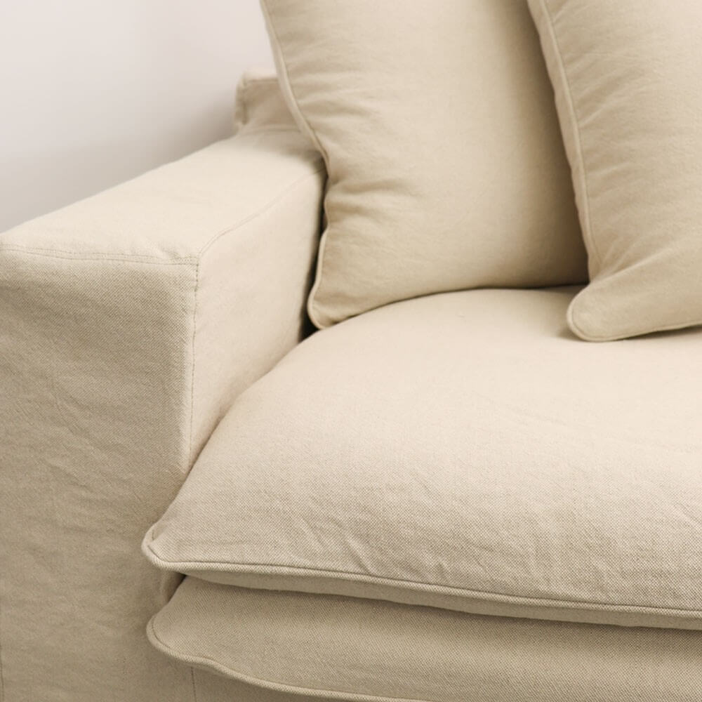 Keely Three Seater Sofa - Oatmeal