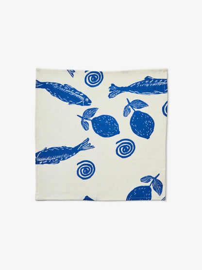 Sardines Napkins - Set of 4