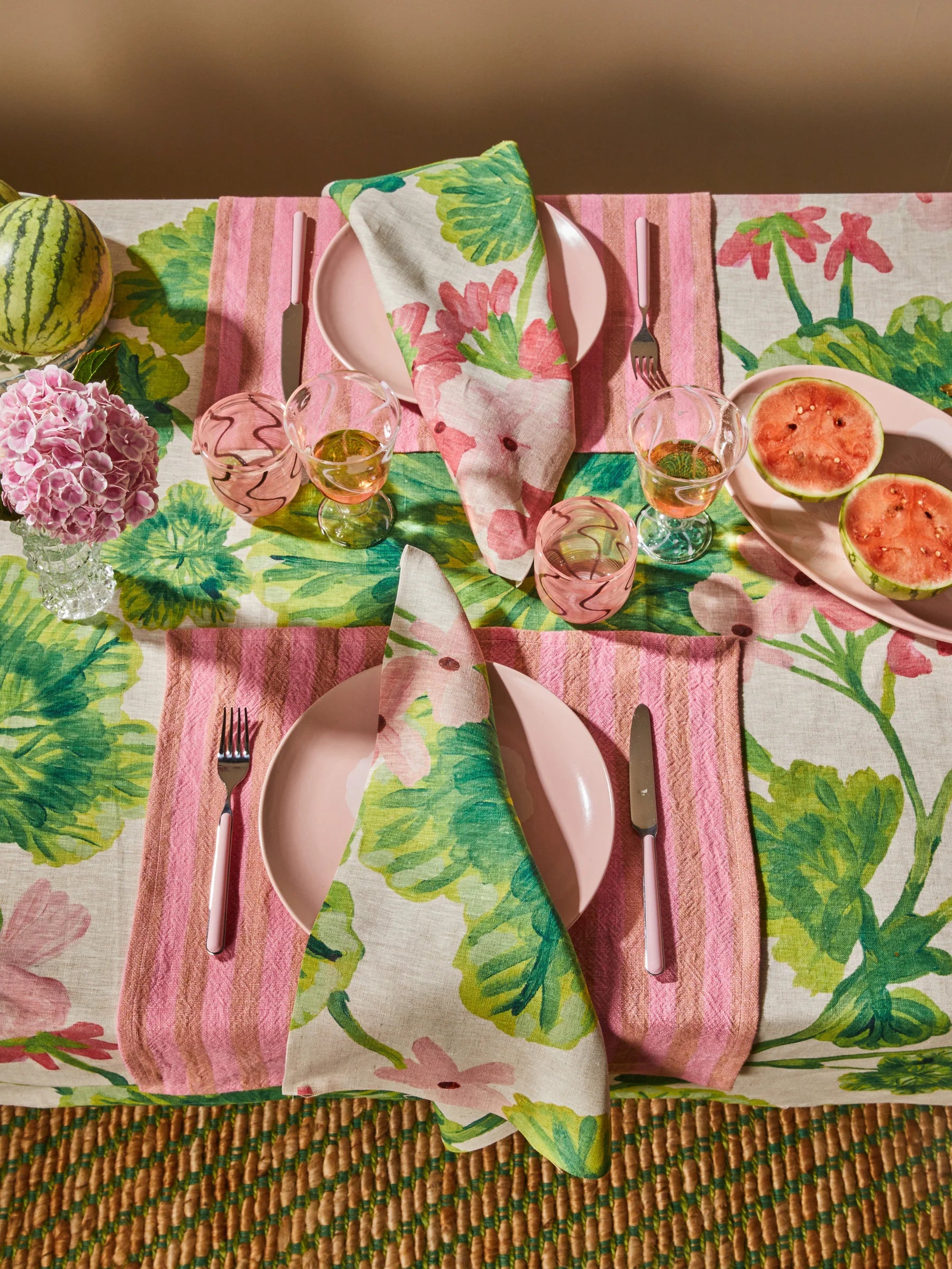 Geranium Multi Napkins - Set of 4