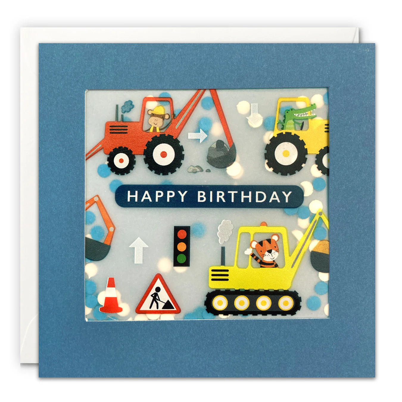 Happy Birthday Diggers Shakies Card