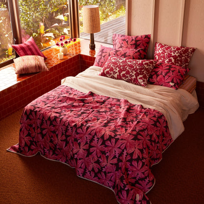 Mave Rosetta Pink Quilted Throw