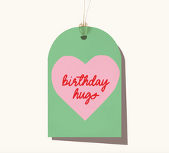 Birthday Hugs Tag