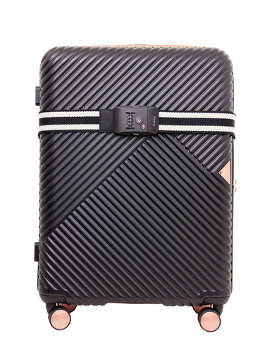 Luggage Strap - Black/White