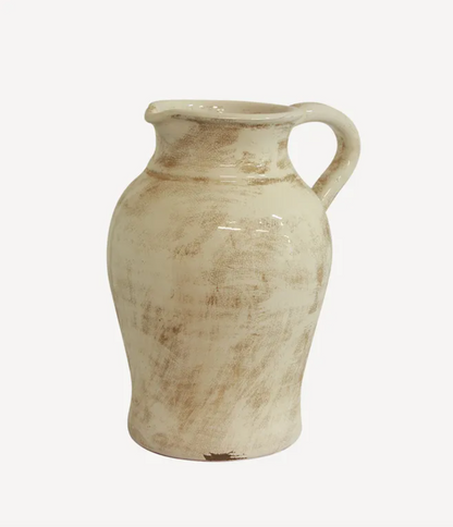 Luna Aged White Jug