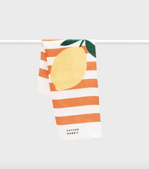 Lemon Stripe Tea Towel